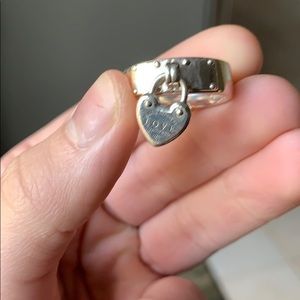 Tiffany & Co. Silver Heart Ring